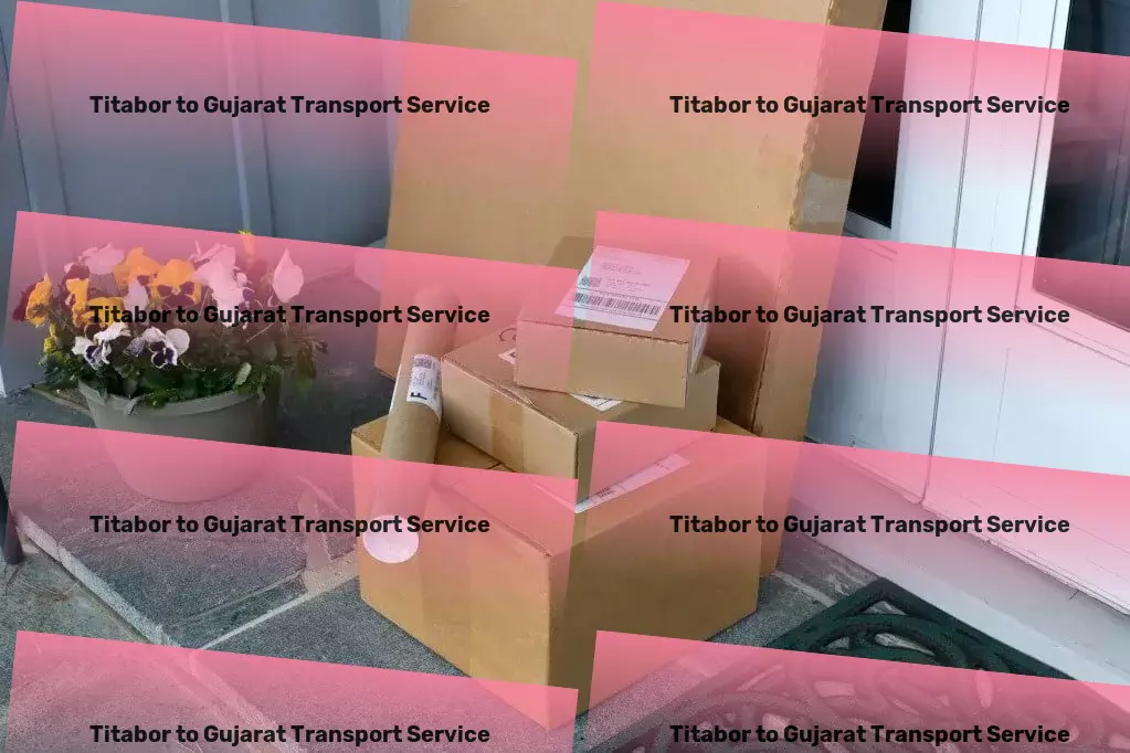 Titabor to Gujarat Packers And Movers High-volume cargo shipping