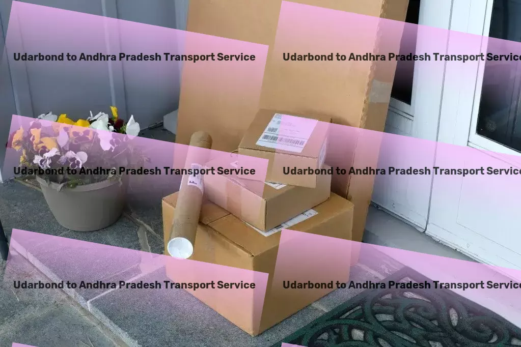 Udarbond to Andhra Pradesh Luggage Courier Mastering the art of transport within bustling Indian cities! - Local logistics and transport